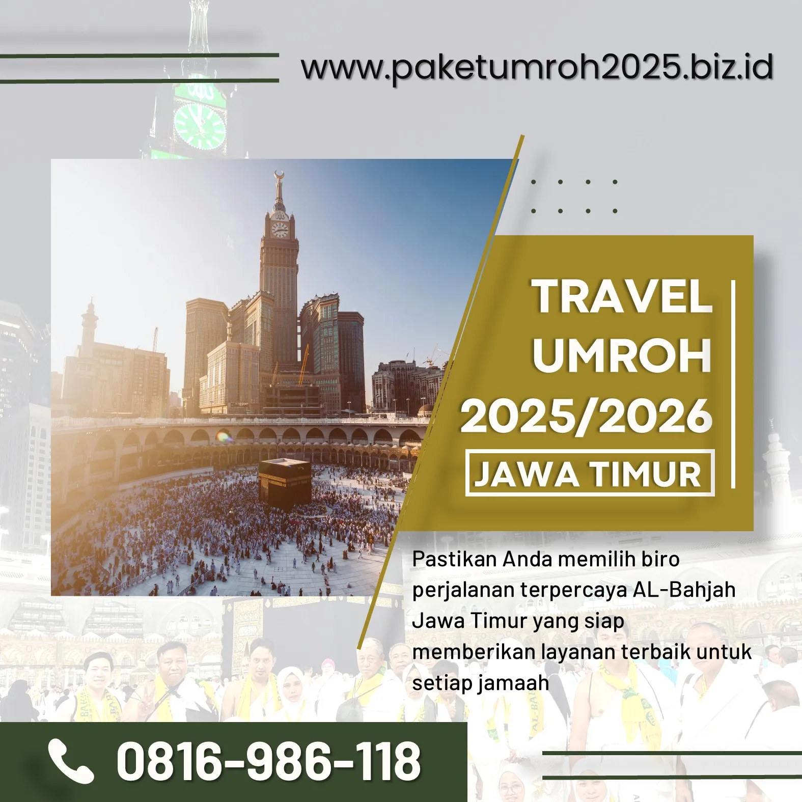 Paket Umroh VIP 2025 Pagak Malang AL Bahjah