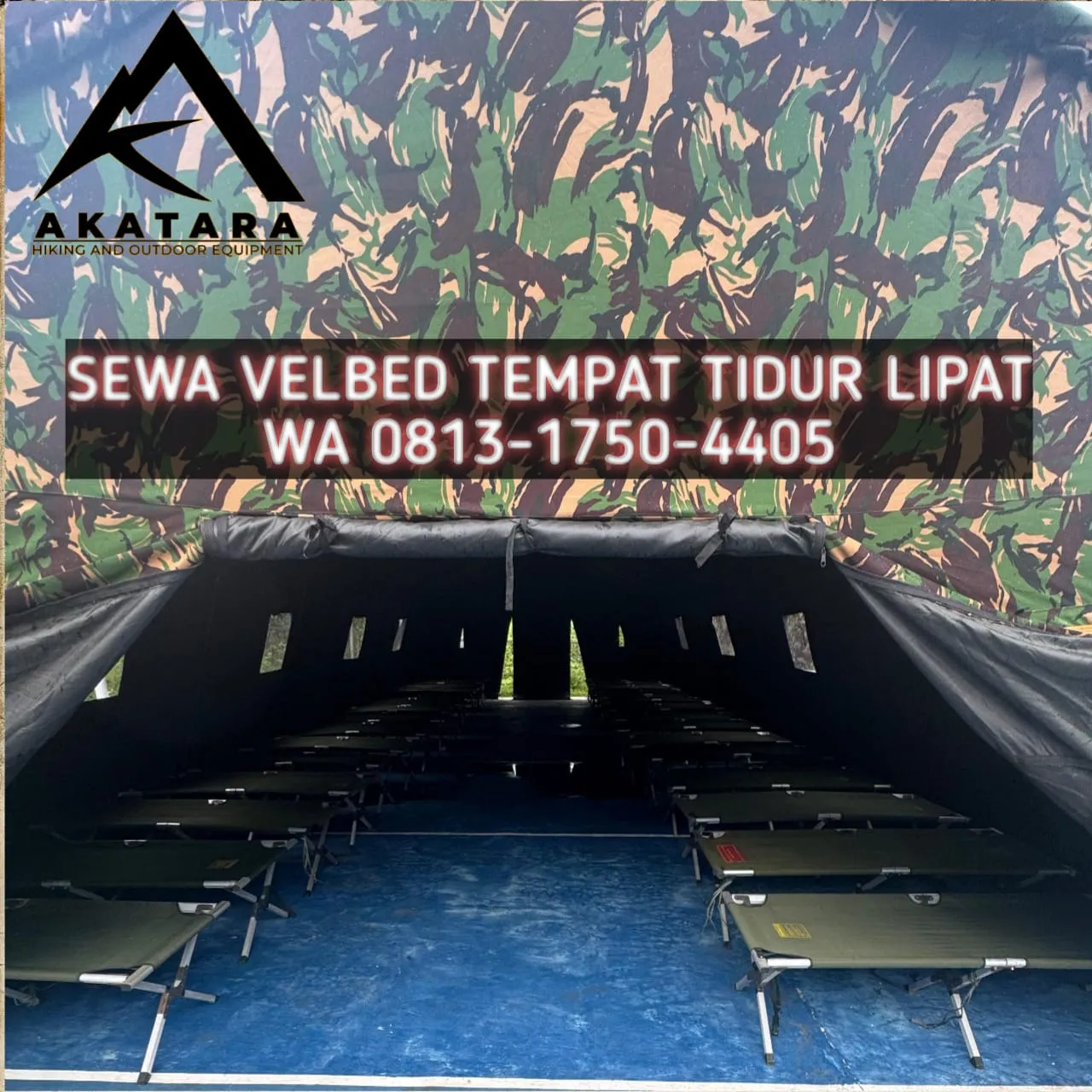 TERLENGKAP O8I3-I75O-44O5 WA, Sewa Rental Velbed TNI