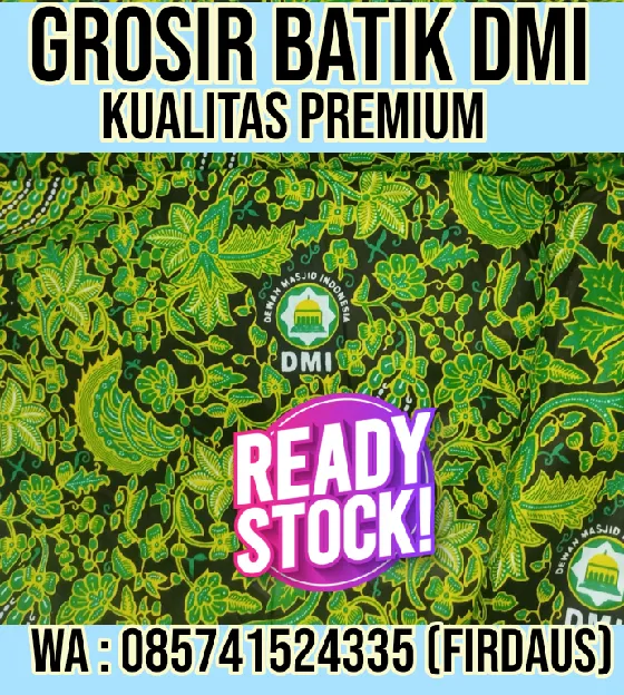 TERJUAL SELURUH INDONESIA Produksi Kain batik DMI Banten Pamekasan Raudhah Batik P