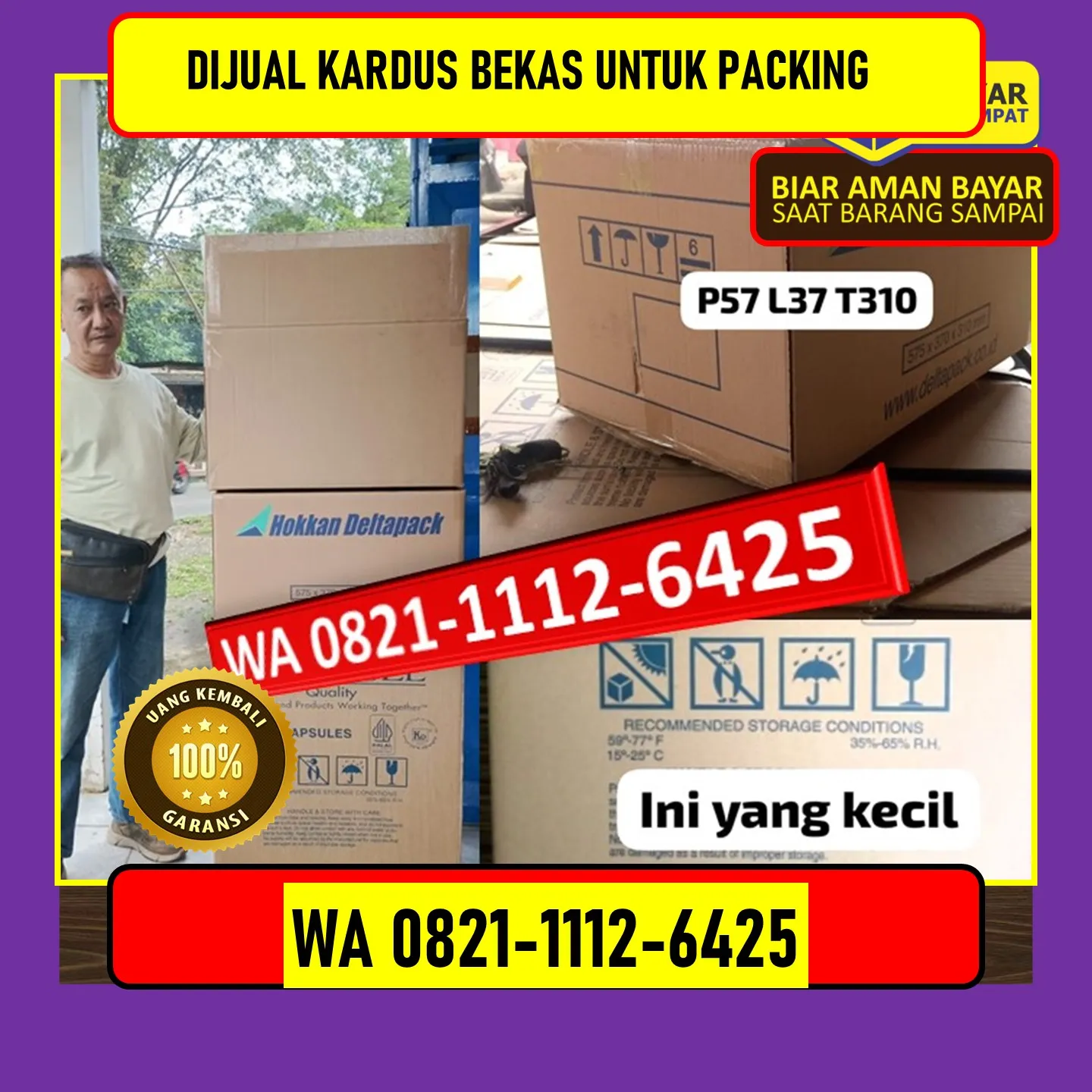 Jual Kardus Bekas Besar Terdekat untuk Packing 2025 Bungursari Purwakarta