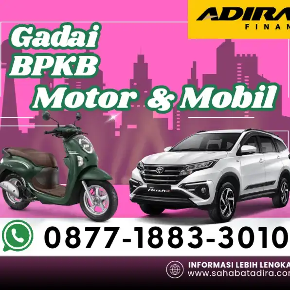 0877-1883-3010, Gadai BPKB Adira Harapan Indah