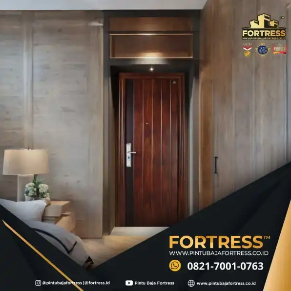 MEWAH..!! WA 0821 7001 0763 (FORTRESS) Pintu Baja Ringan Minimalis 1 Daun Di Purwakarta