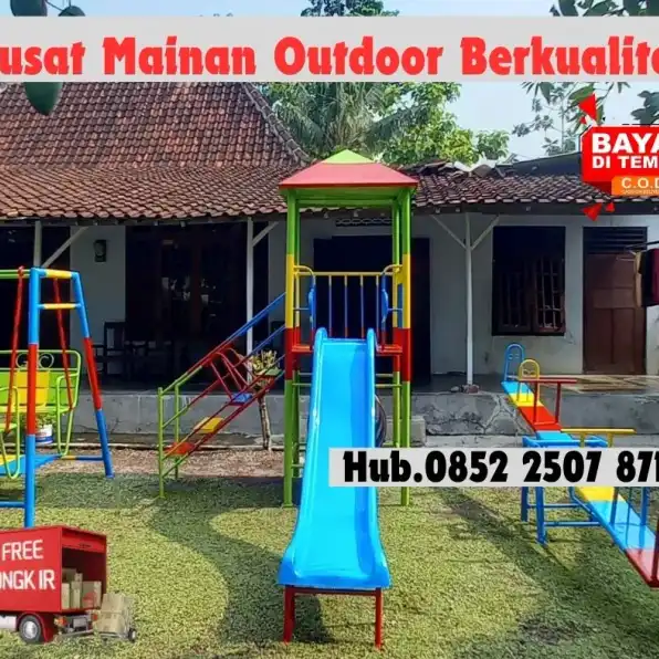 Hub 0852-2507-8715 TERBAIK ! ayunan besi depan rumah Dan mainan outdoor tk Kec Kangkung Kendal Bayar COD Free Ongkir