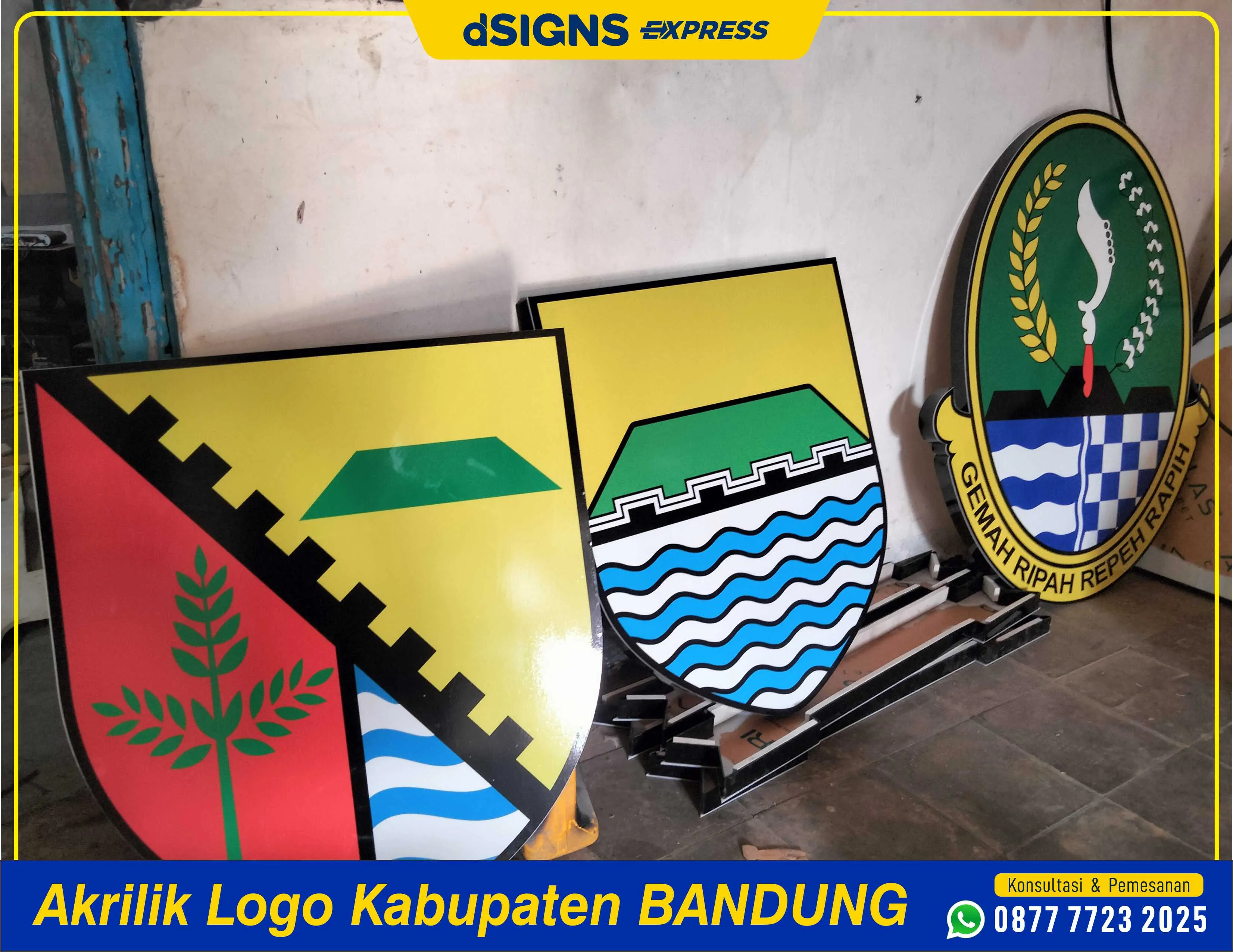 Logo Huruf Timbul Bandung 0877-7723-2025