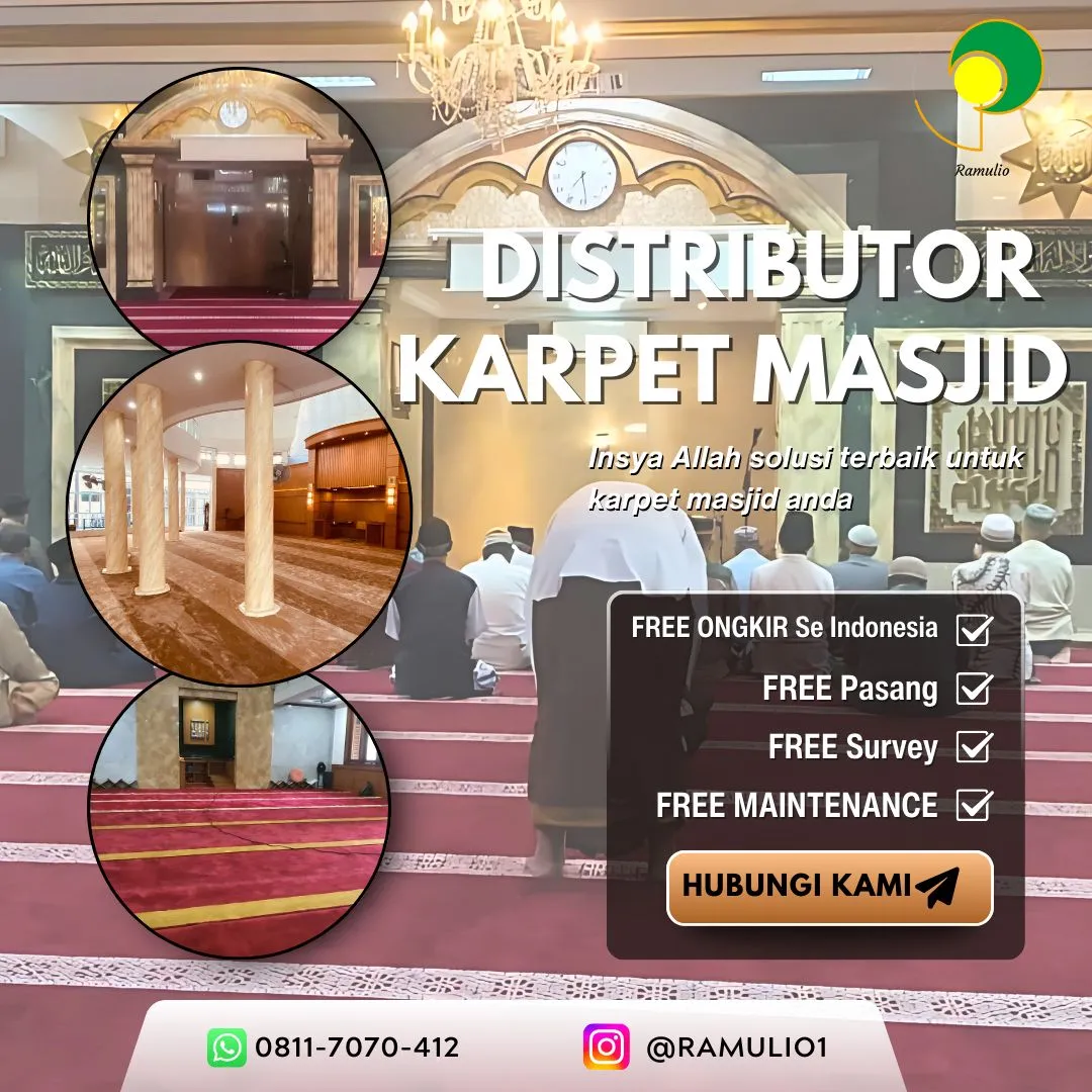 BEST SELLER, Distributor Kelebihan Karpet Masjid Berbahan Wol Hulu Sungai Utara, Jual Karpet Masjid Jadul Klungkung