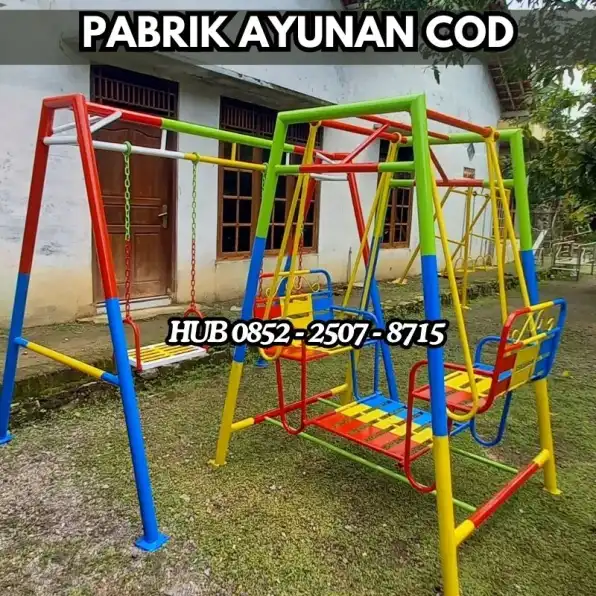 Hub 0852-2507-8715 TERPECAYA !! ayunan besi bulat Dan mainan outdoor untuk tk Kec Cilacap Tengah Cilacap Bayar COD Free Ongkir