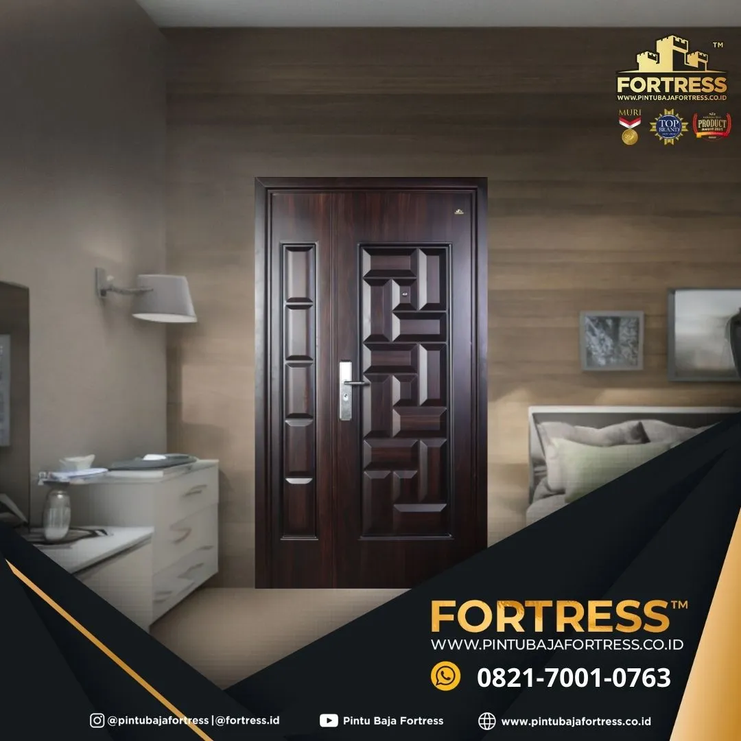 (FORTRESS) Pintu Baja Belakang Rumah Di Banjarmasin