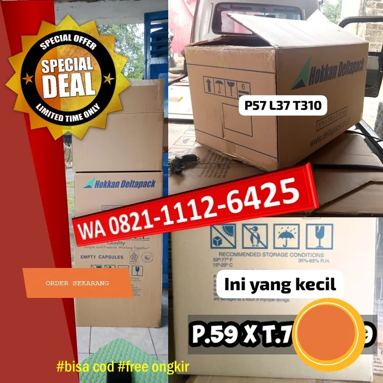 Supplier Kardus Bekas untuk Packing Cilebar Karawang