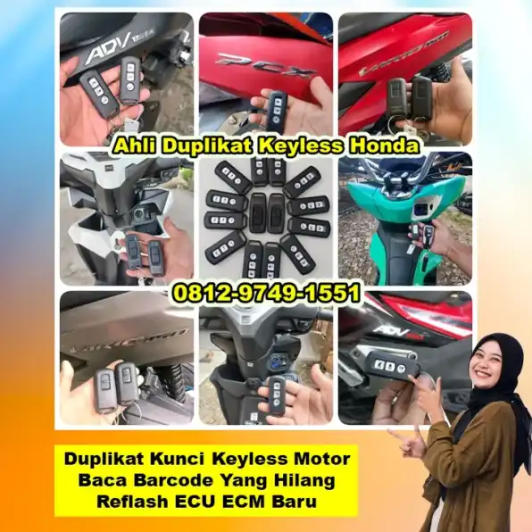 0812-9749-1551(WA), Buat Duplikat Keyless Terbaik Pcx Adv Vario Scoopy Juntinyuat Indramayu