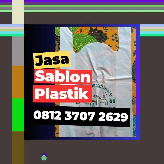 Jasa Sablon Plastik Kresek di Lamongan