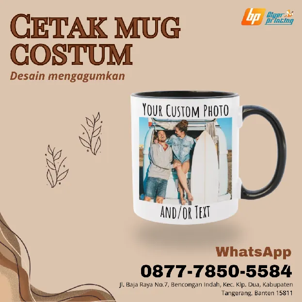 DESAIN MENGGUMKAN, Wa./Call 0877-7850-5584, Cetak mug costum,di JATIUWUN TANGERANG