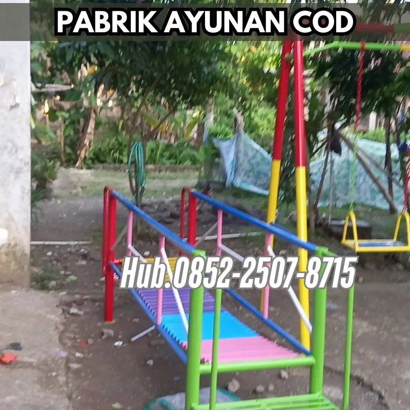 Hub 0852-2507-8715 STOK READY !! ayunan besi hollow Dan produsen playground Kec Kesesi Pekalongan  Bayar COD Free Ongkir