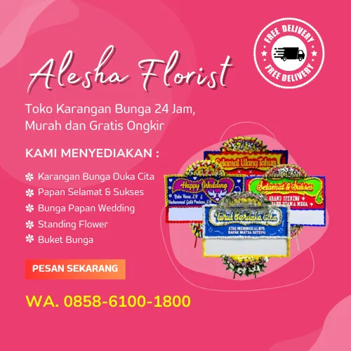 WA, 0858-6100-1800 Toko Karangan Bunga Pancoran Mas 24 Jam Murah