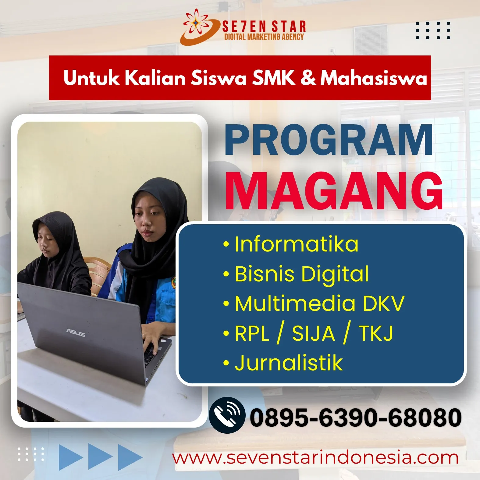 WA 0895-6390-68080, Rekomendasi Magang Informatika di Malang