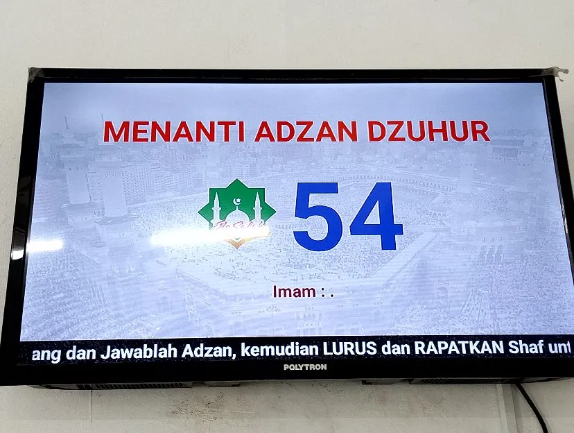 Jadwal Waktu Sholat JWS Digital versi TV