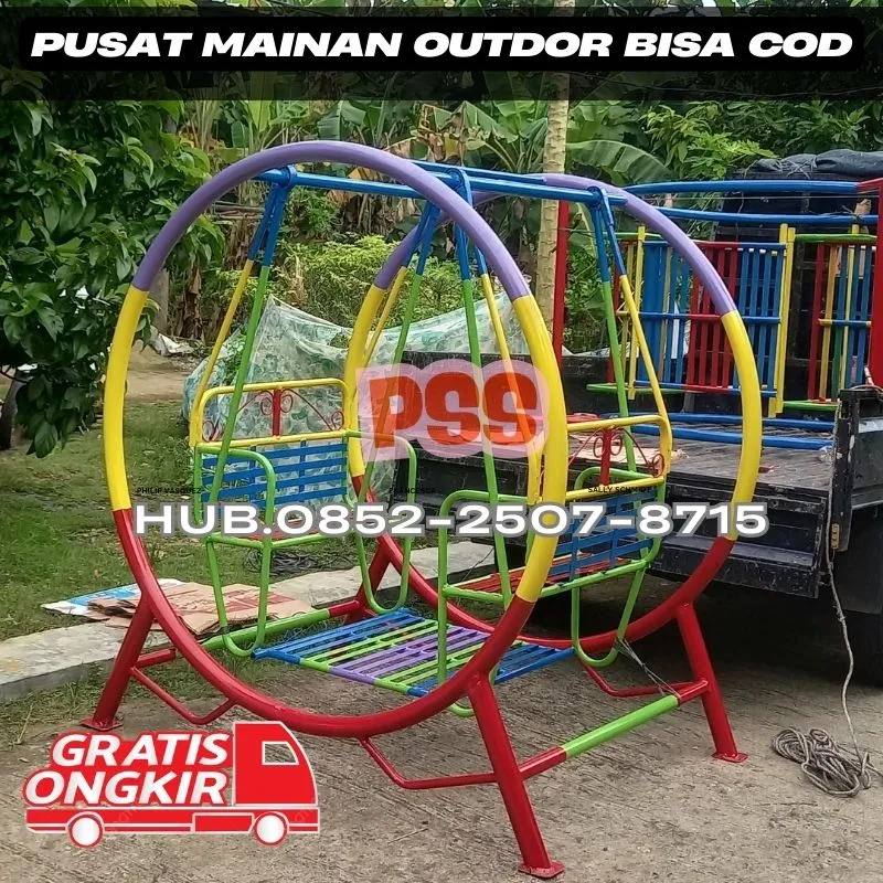 Contoh ayunan besi dewasa Dan Perosotan Custom  Kec Selemadeg Barat Tabanan Bali