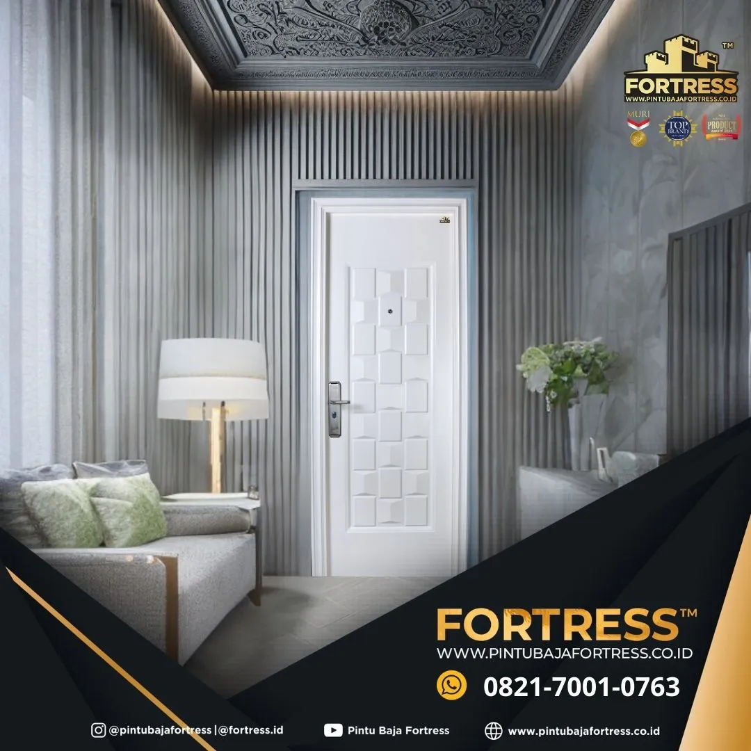 KOKOH..!! WA 0821 7001 0763 (FORTRESS) Pintu Plat Baja Motif Kayu Di Cianjur