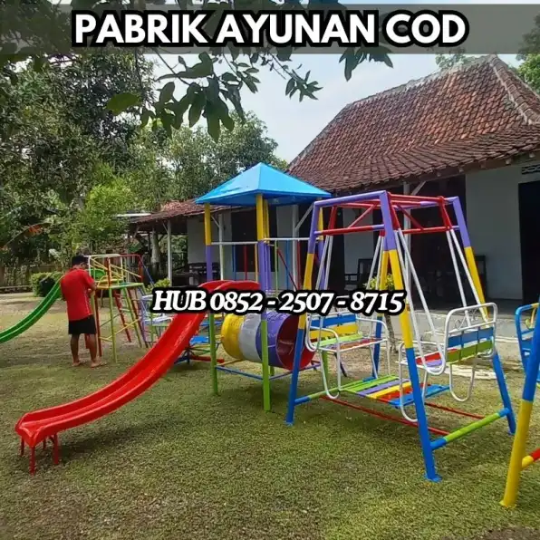 Hub 0852-2507-8715 DIJAMIN AMAN ! ayunan besi bulat besar Dan mainan playground Kec Gubug Grobogan Bayar COD Free Ongkir