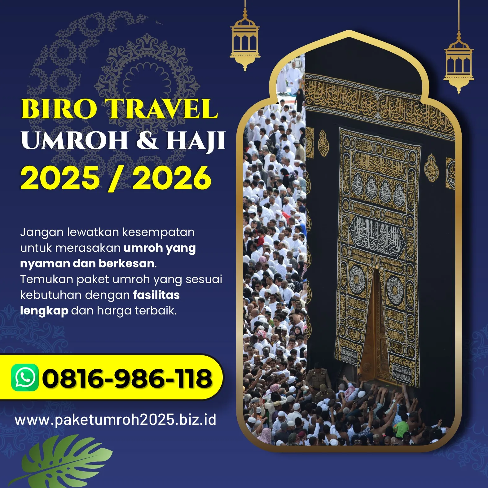 Umroh Keluarga 2025 dari Pagak Malang – Nyaman & Berkah!