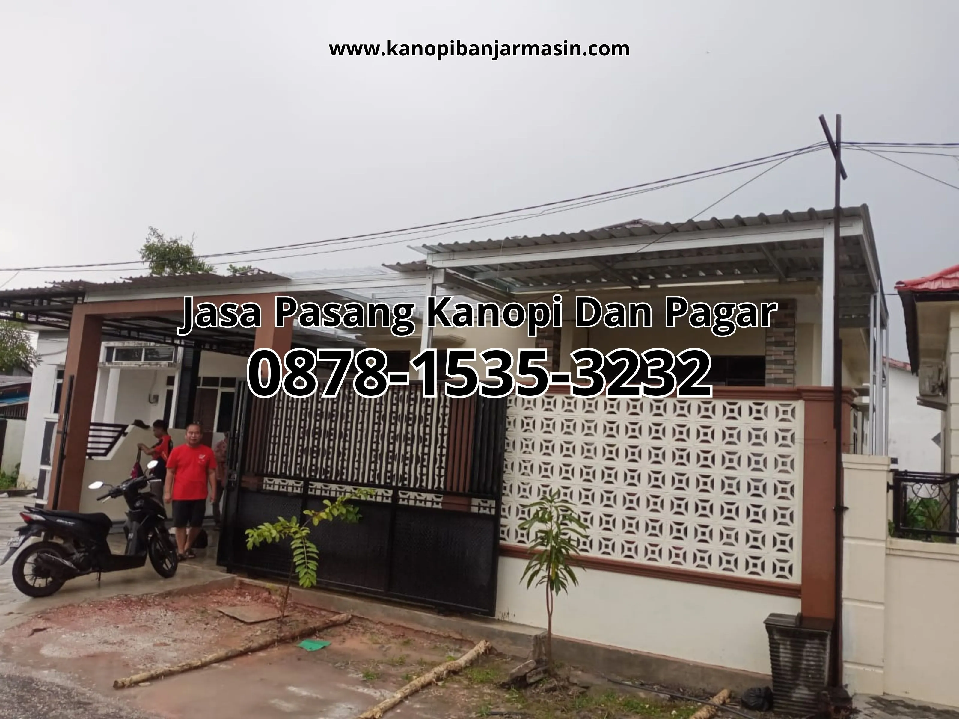 (TERMURAH), jasa pasang kanopi baja ringan Kota Banjarmasin