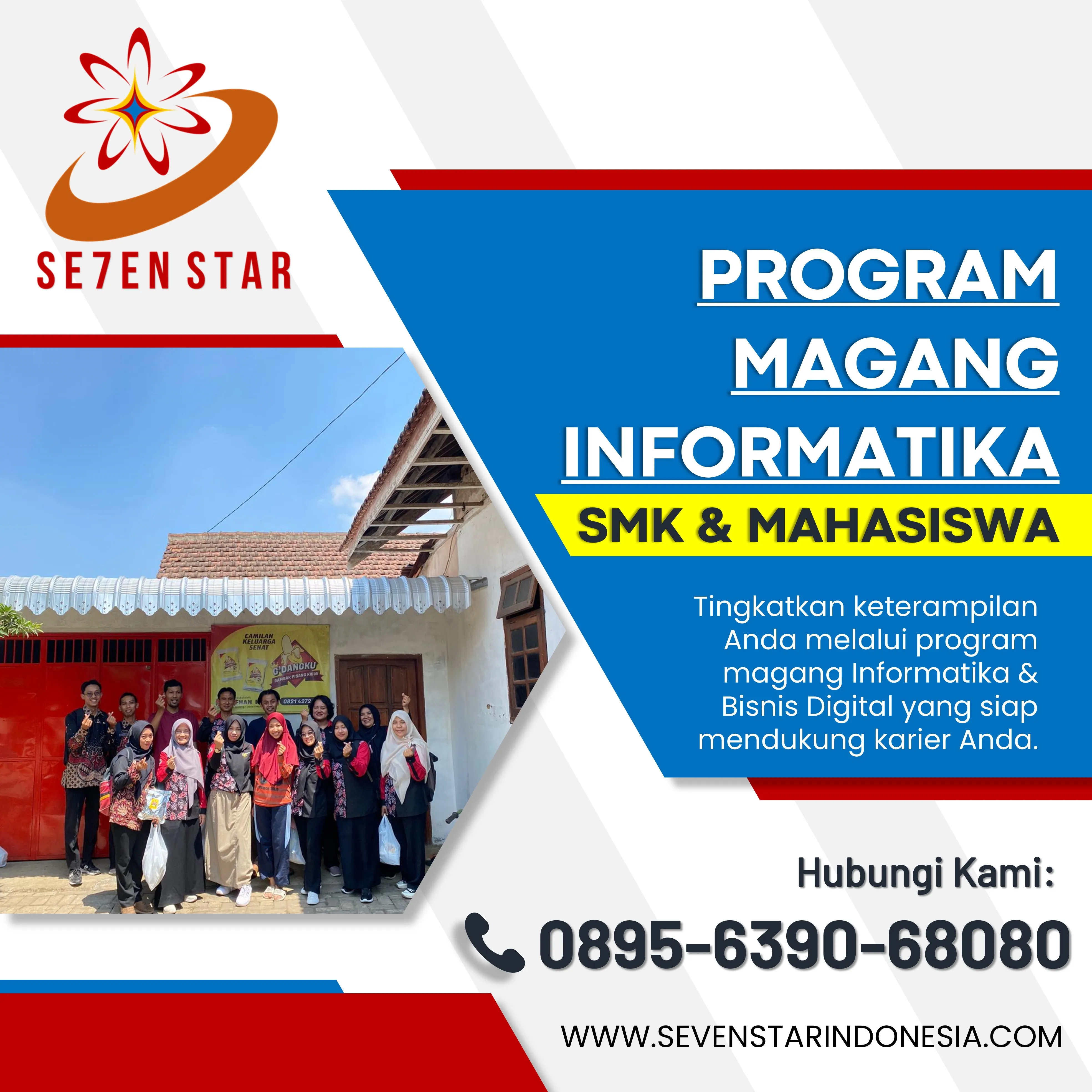 WA 0895-6390-68080, Daftar Magang Jurusan RPL di Malang