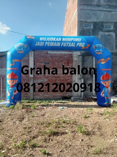 Jual Sewa Balon Gate Start Finish Kota Cilacap Jawa Tengah. Hub 081212020918