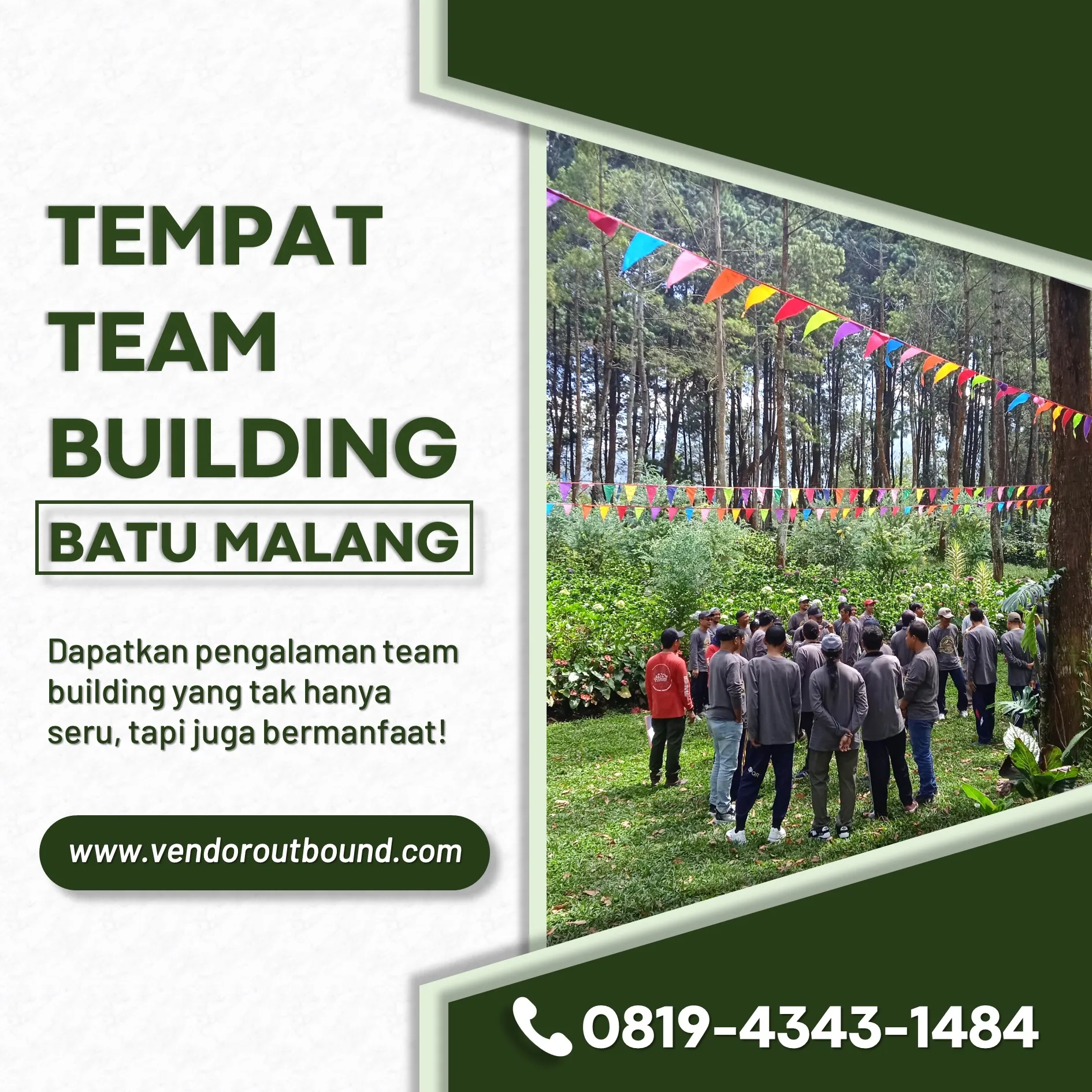 Hub O8I9 4343 I484 Vendor Outbound Berpengalaman di Malang: Team Building & Capacity Building