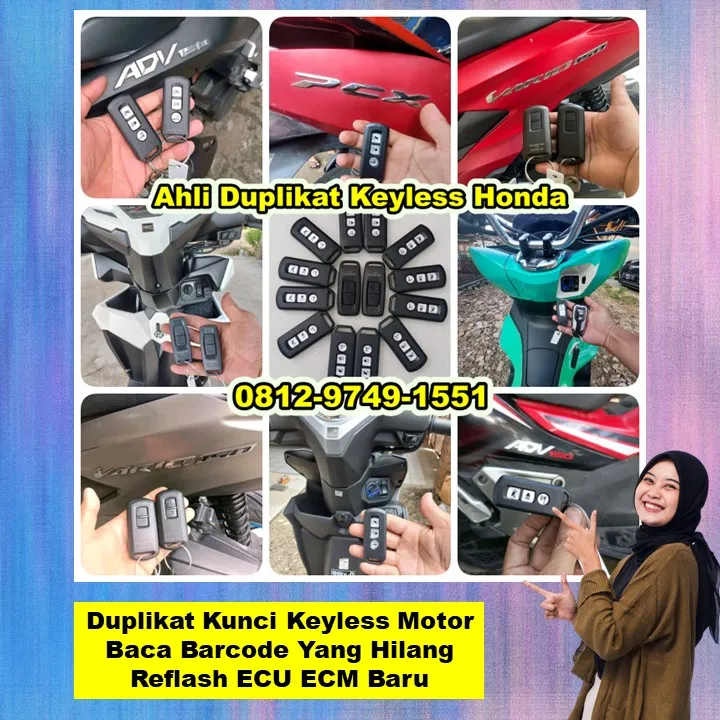 0812-9749-1551(WA), Buat Duplikat Keyless Terbaik Pcx Adv Vario Scoopy Leuwimunding Majalengka