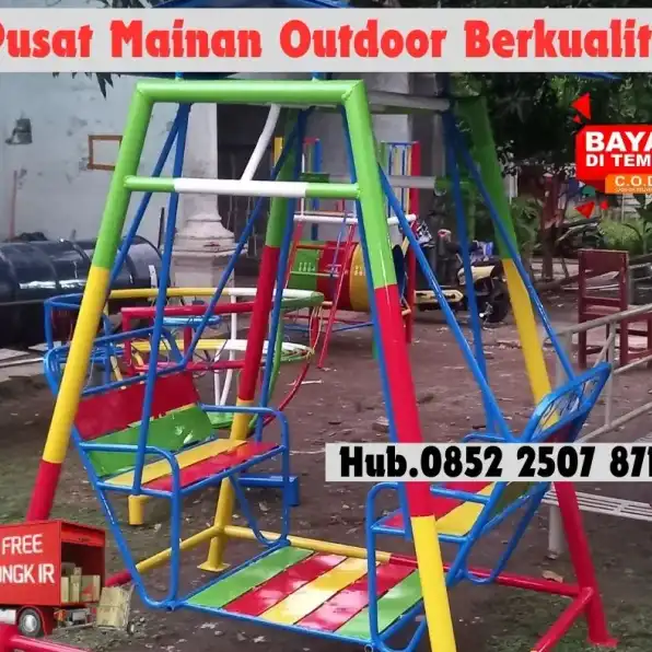 Hub 0852-2507-8715 TERMURAH !! ayunan besi kotak Dan mainan fiberglass Kec Buahbatu Bandung kota Bayar COD Free Ongkir