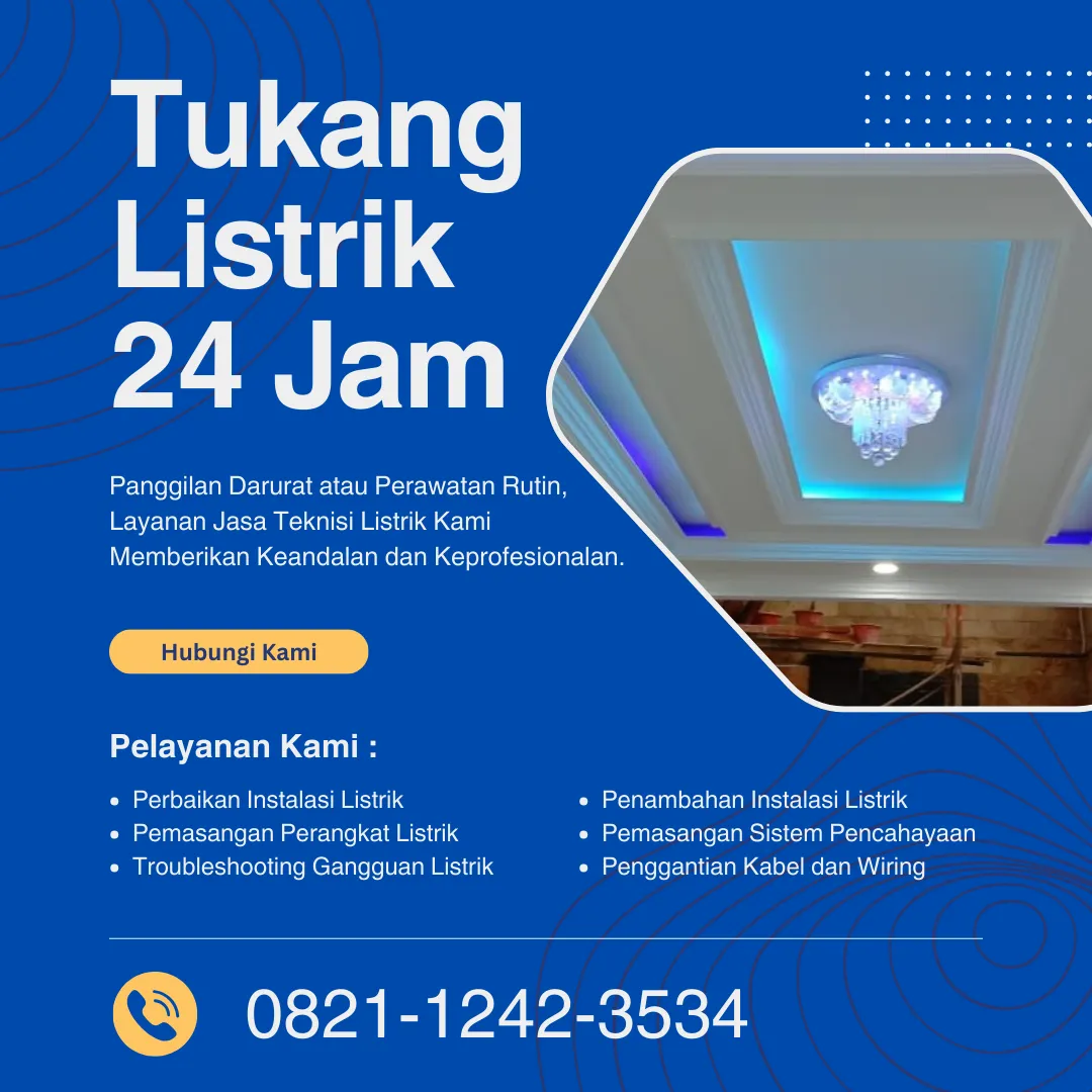 Tukang Listrik Jurangmangu Barat Tangerang Selatan 0821-1242-3534