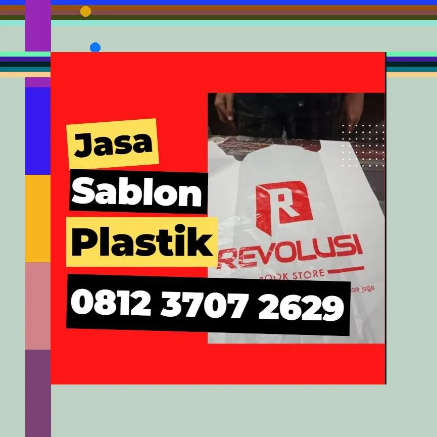 0812,3707,2629 Jasa Sablon Plastik Kemasan di Playen