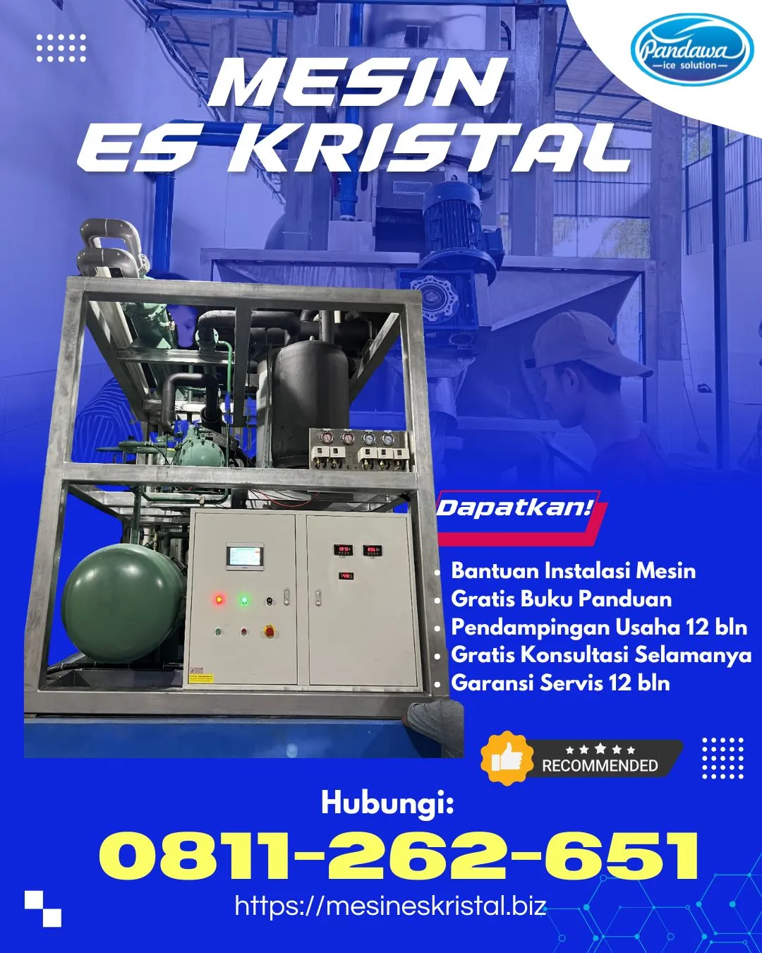 JUAL MESIN ES BATU KRISTAL DONGGALA, SULTENG