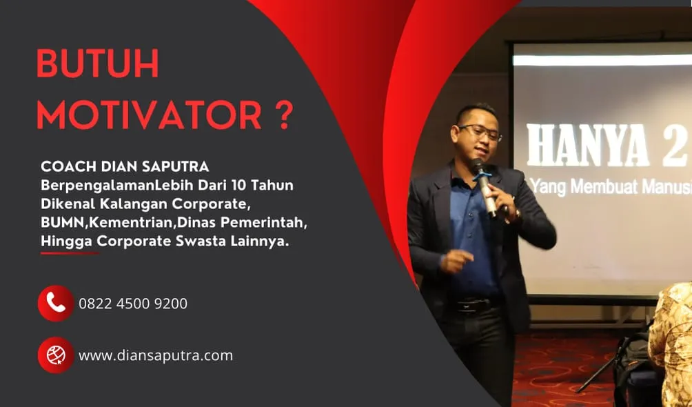 Motivator Jombang, Terpercaya & Solutif, Dian Saputra