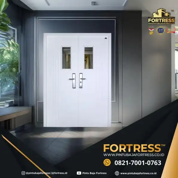 TERPERCAYA..!! WA 0821 7001 0763 (FORTRESS) Pintu Dobel Minimalis Besi Di Pontianak