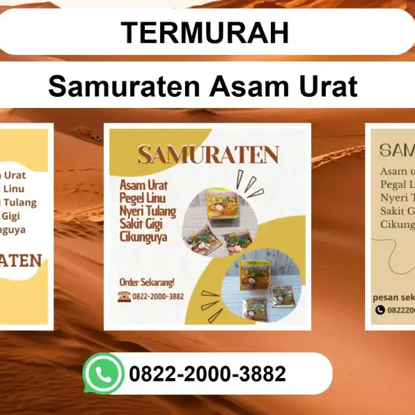 TERMURAH, 0822-2000-3882 DISTRIBUTOR Samuraten Asam urat Rembang