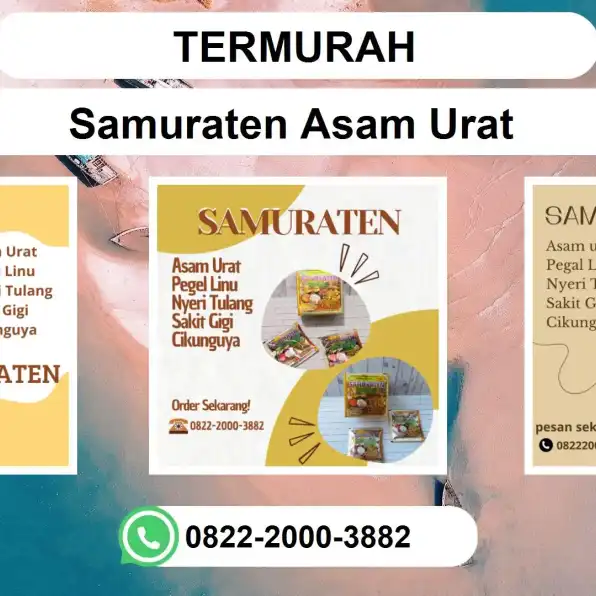 TERMURAH, 0822-2000-3882 DISTRIBUTOR Samuraten Asam urat Pamekasan