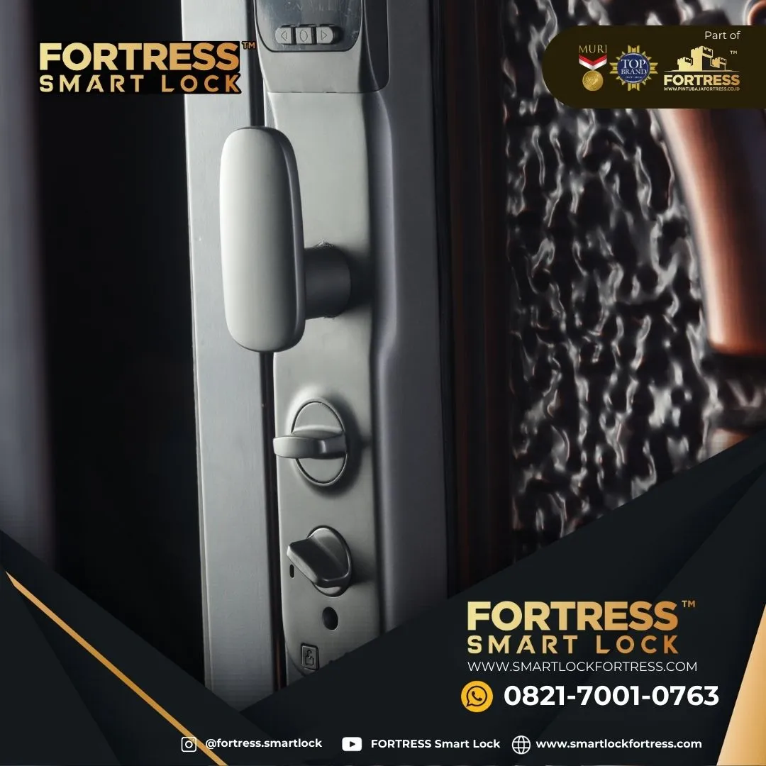 (FORTRESS) Kunci Pintu Smart Door Lock 2 Pintu Di Pontianak