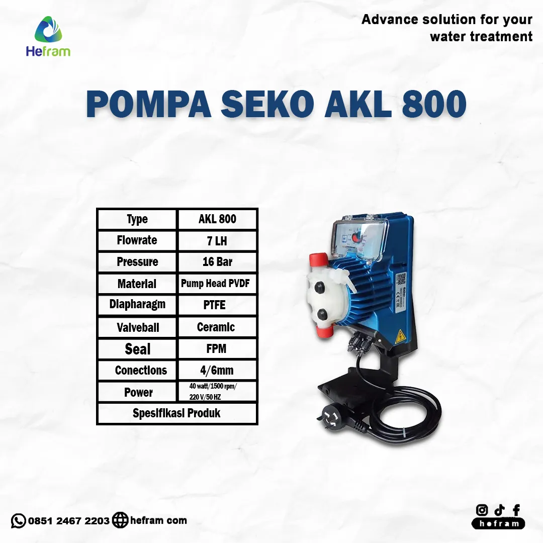 Dosing Pump Seko kimia pompa chemichal KOSMO MM2H157GDC4000