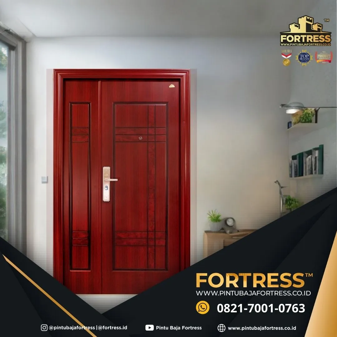 KUAT..!! WA 0821 7001 0763 (FORTRESS) Merk Pintu Baja 1 Daun Di Bandung