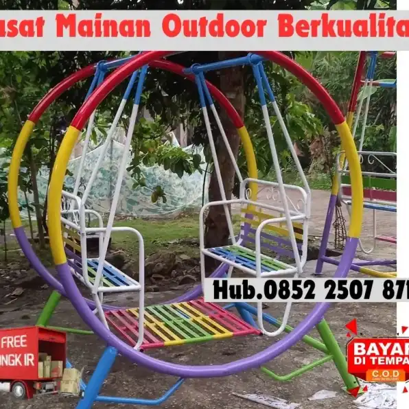 Hub 0852-2507-8715 GROSIR !! ayunan besi kecil Dan mainan outdoor Kec Ngampel Kendal Bayar COD Free Ongkir