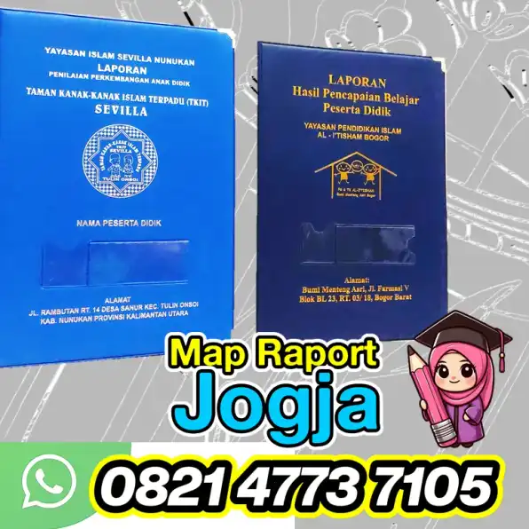 0821-4773-7105 Map Ijazah TK Sd Sampul Raport di Pengasih Kulon Progo