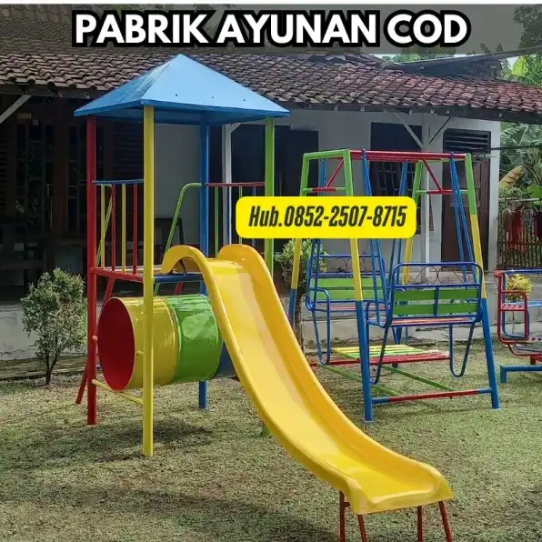 Hub 0852-2507-8715 DIJAMIN AMAN ! ayunan besi murah Dan Terowongan Paud Kec Legonkulon Subang Bayar COD Free Ongkir