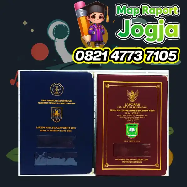 0821-4773-7105 Hard Cover Raport Map Ijazah di Dlingo Bantul