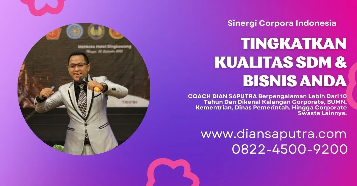 Trainer Sales Batang, Terpercaya & Solutif, Dian Saputra