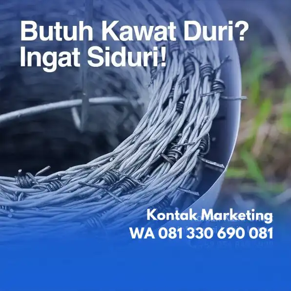 Siduri Kawat Duri Galvanis Tambaksari Surabaya Kontak 081-330-690-081 Tahan Segala Cuaca! #10