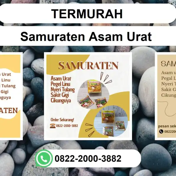 TERMURAH, 0822-2000-3882 DISTRIBUTOR Samuraten Asam urat Bojonegoro