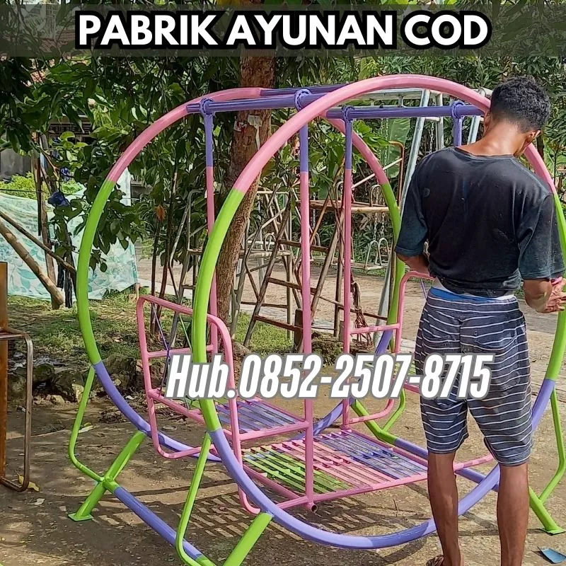 Hub 0852-2507-8715 FREE ONGKIR ! ayunan besi minimalis terbaru Dan Mainan Panjat Tali Kec Sumber Rembang Bayar COD Free Ongkir