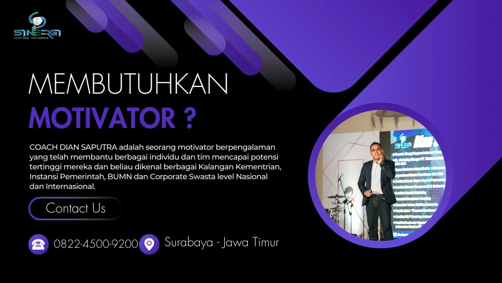 Trainer Leadership Serang, Terpercaya & Solutif, Dian Saputra