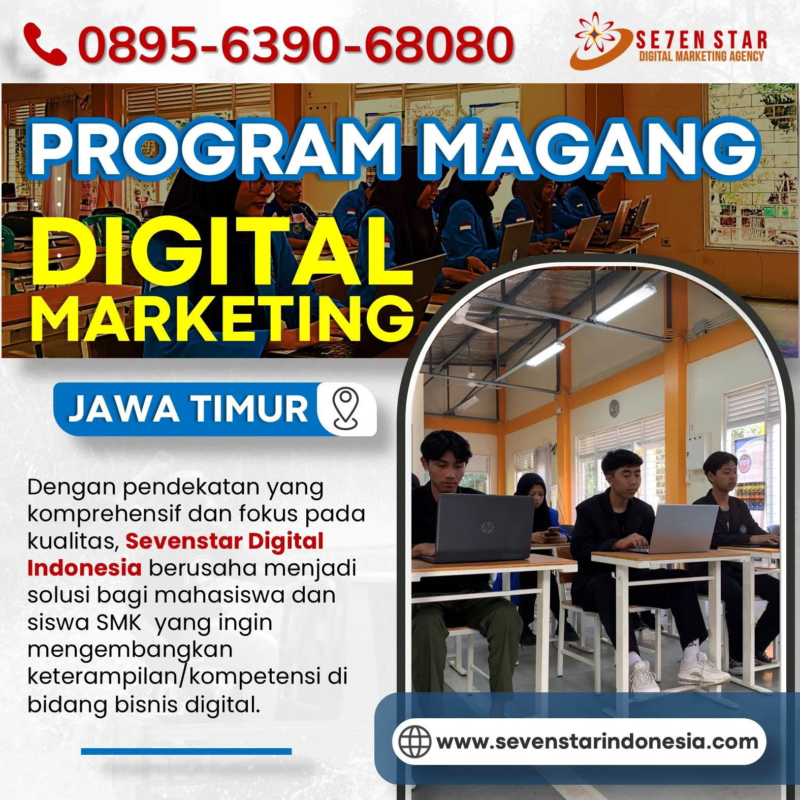 WA 0895-6390-68080, Lowongan Prakerin Multimedia DKV di kediri