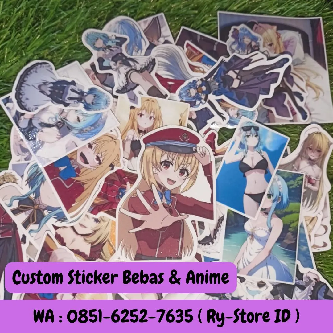 WA 085I-6252-7635 ( Ry-Store ID ), Sticker Anime Custom Kota Bekasi